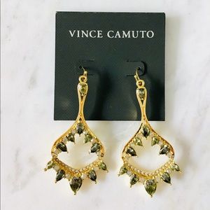 VINCE CAMUTO Gold-Tone Statement Drop Earrings
